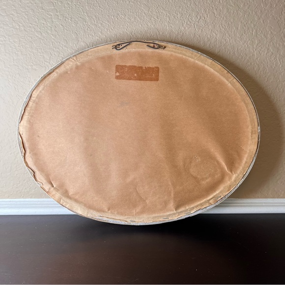 Vintage 1930’s Bessie Pease Gutmann ‘Awakening’ Oval Framed Litho of Baby w Her - Picture 4 of 6